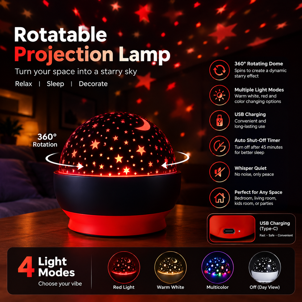 Star lamp projector ✨️
